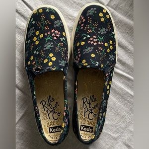 Women's Keds 62015 0521 Rifle Paper Co. Flower Slip-Ons - Size 11 (EU 42.5)